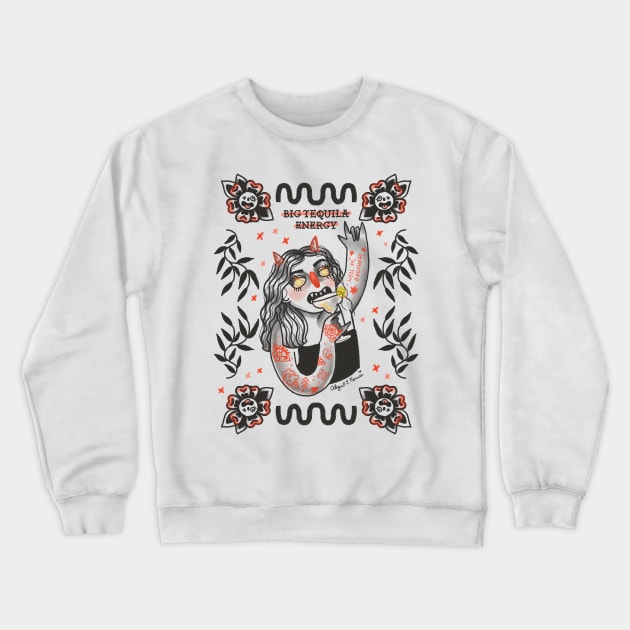 Tequila Crewneck Sweatshirt by Abigail E. P. 